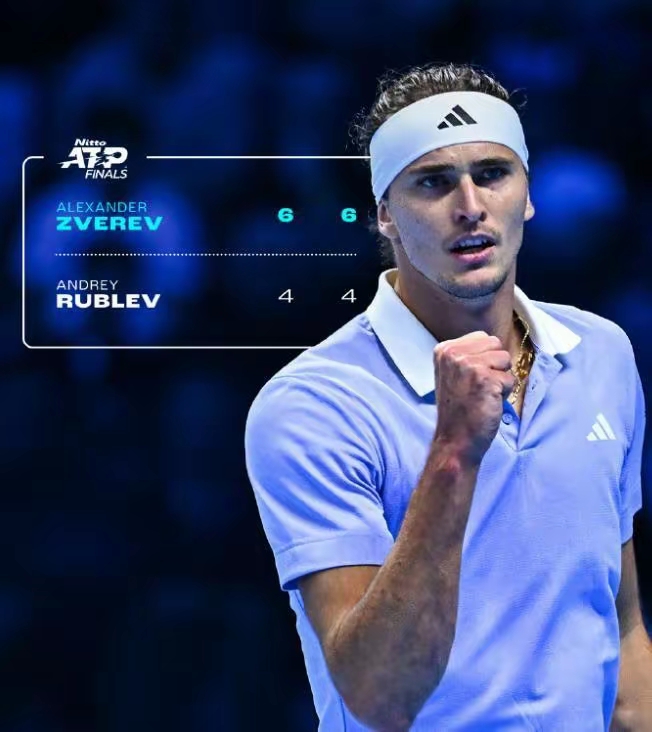 ATP总决赛险胜年终总决赛，兹维列夫关键制胜